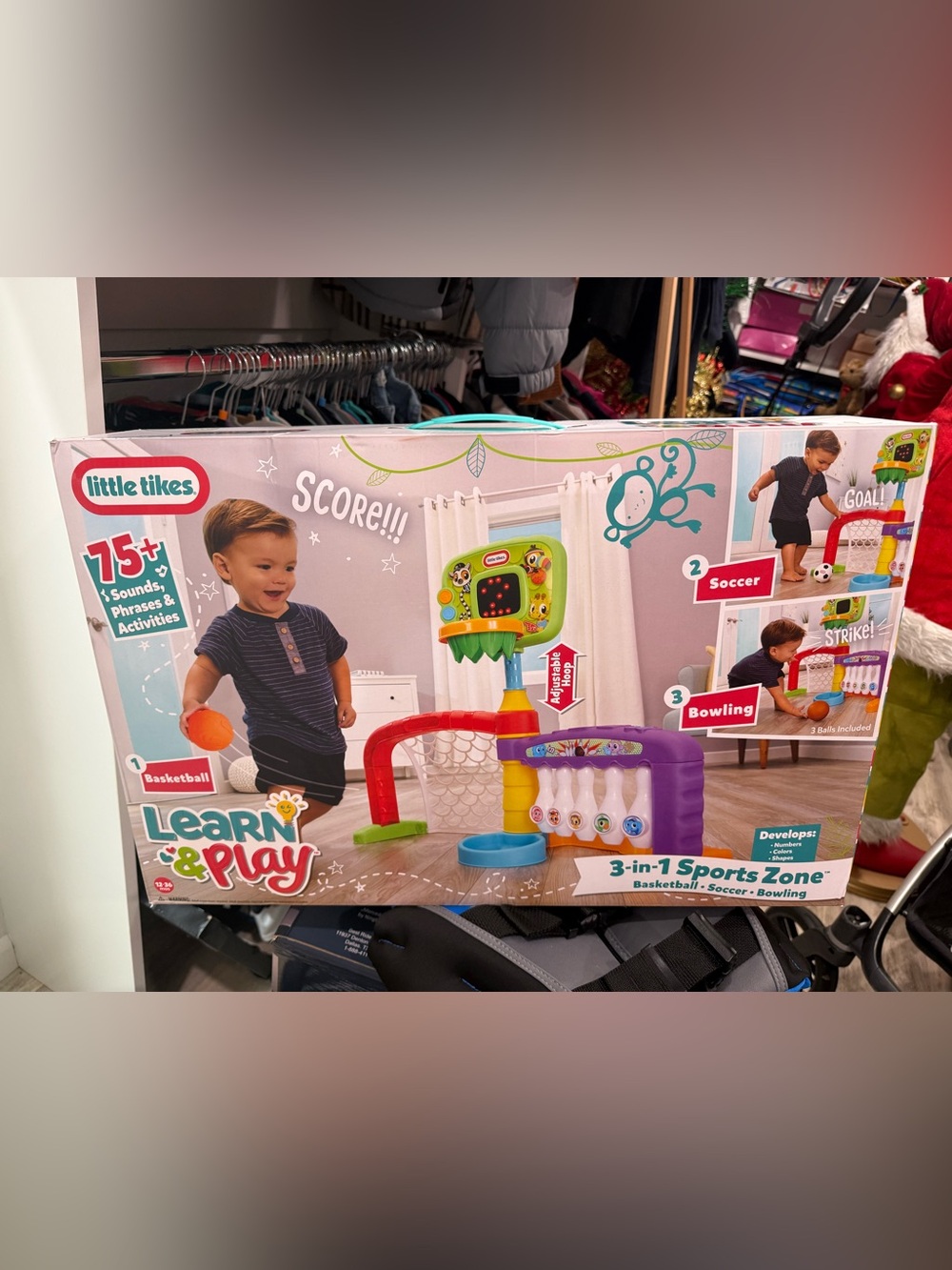 BRAND NEW never used / opened 3-in-1 Kids Sports Playset -